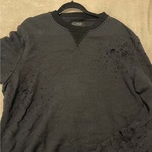 AMIRI Black Knit Sweater